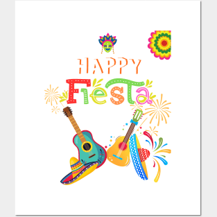 Cinco De Mayo Fiesta Squad 2023 Mexican Party Cinco De Mayo Party Posters and Art